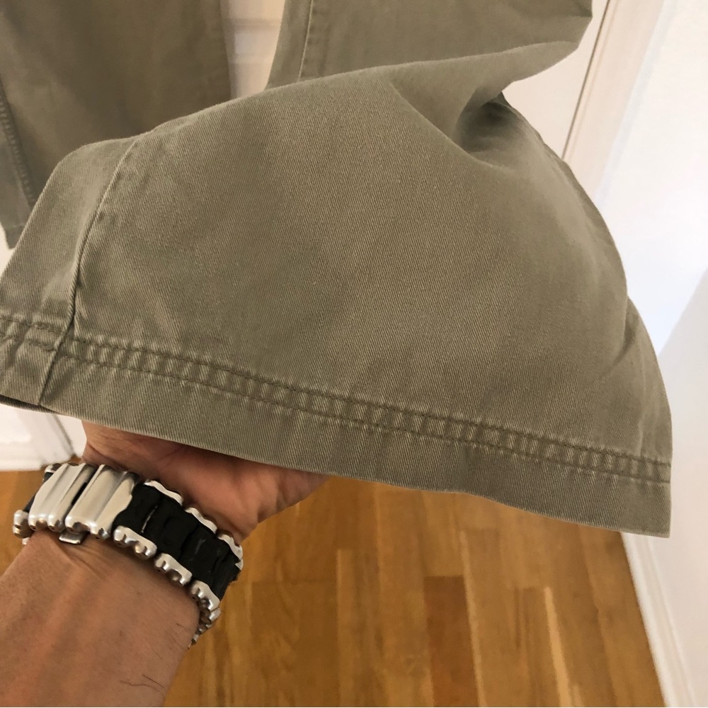 The North Face A5 Series cotton khaki Flare Pants Size 12 Cargo outdoor hiking - Picture 8 of 14